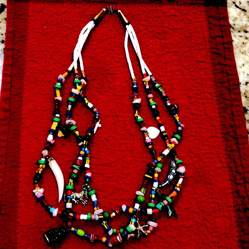 Vintage fetish necklace